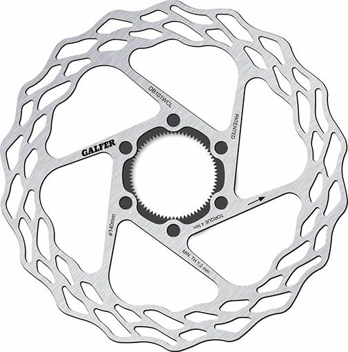 Galfer Bremsscheibe Wave® Fixed Road & Gravel Center-Lock System, Ø140x1.8mm DB101WCL 2 Galfer Bremsscheibe Wave® Fixed Road & Gravel Center-Lock System, Ø140x1.8mm DB101WCL